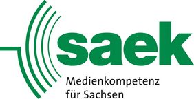 Logo des SAEK - Medienkompetenz für Sachsen