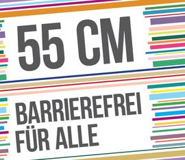 Schriftzug 55 cm Barrierefrei für alle 